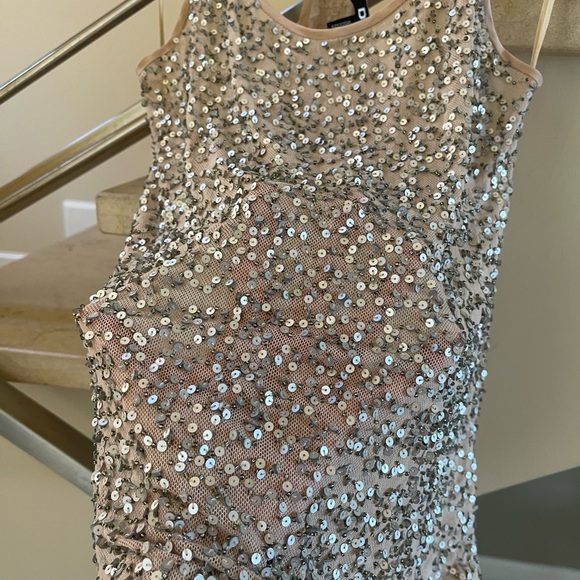 Vintage Sequin Embellished Beige Top - Picture 8 of 15